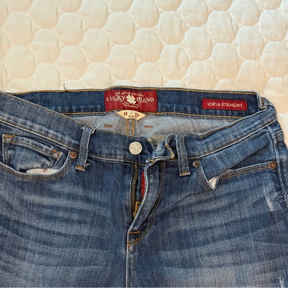 Lucky Brand Women's Classic Blue Straight Leg Jeans
